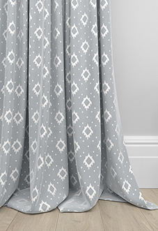 Huaraz Velvet, Grey - Made to Measure Curtains